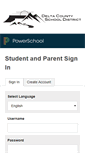 Mobile Screenshot of powerschool.deltaschools.com