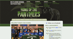 Desktop Screenshot of dhs.deltaschools.com